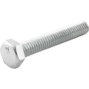 Parafuso sextavado zincado 5/16" x 2", UNC, rosca total, VONDER