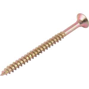 Parafuso madeira chipboard, cabeça chata, fenda cruzada/pozidrive, 6,0 mm x 80,0 mm, VONDER