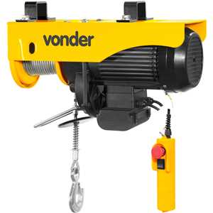 Guincho elétrico para  0,5 tonelada (0,5 tf) / 1 tonelada (1,0 tf) GEV 1000 220 V~ VONDER