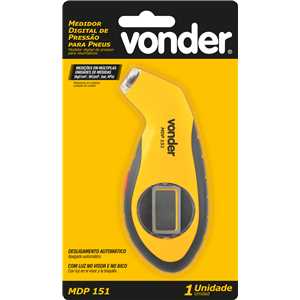 Medidor digital de pressão para pneus, MDP 151, VONDER
