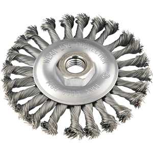 Escova circular 4.1/2" x 1/2", M14, torcida, VONDER
