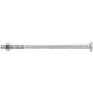 Parafuso francês zincado, 1/2" x 9", com porca, VONDER