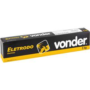 Eletrodo revestido para aço carbono, 5 kg, E6013, com 3,25 mm, VONDER