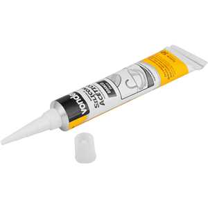 Borracha de silicone acético, branco, 50 g, VONDER