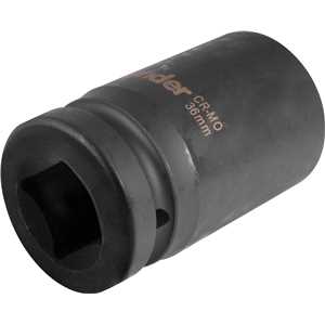 Soquete sextavado longo de impacto, 36 mm, encaixe de 1", VONDER