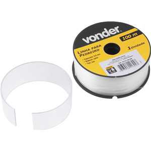 Linha para pedreiro lisa, 0,8 mm x 100 m, VONDER