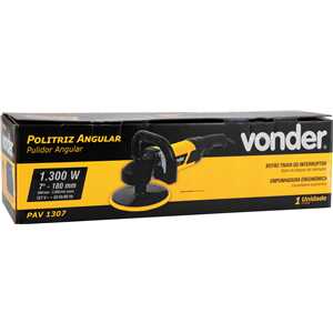 Politriz angular 7", 1.300 W, 127 V~, PAV 1307 VONDER