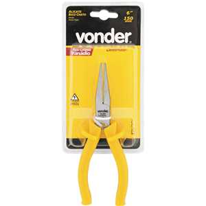 Alicate bico chato, 6", isolado 1000V, VONDER
