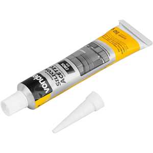 Borracha de silicone acético, cinza, 50 g, VONDER