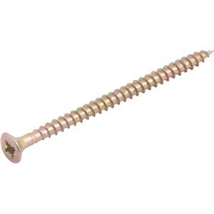 Parafuso madeira chipboard, cabeça chata, fenda cruzada/pozidrive, 3,0 mm x 45,0 mm, VONDER
