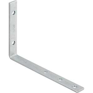 Cantoneira para cortina, 7 cm x 11 cm, zincada, com 4 peças, VONDER