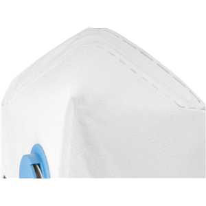 Respirador dobrável, semi facial, sem carvão ativado, com válvula, PFF 1, RDV 2102, branco, VONDER
