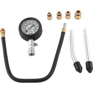 Medidor de compressão para motor, com adaptadores 0 - 300 PSI, VONDER