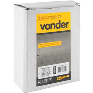 Caixa de comando para bomba tipo caneta de 3", 1,50 hp, 220 V~, VONDER