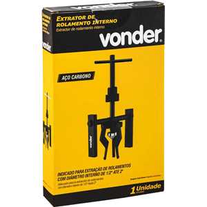 Extrator de rolamentos internos, 1/2" a 2", 3 garras, VONDER