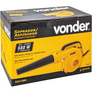 Soprador e aspirador, 680 W, 220 V~, SAV 680 VONDER