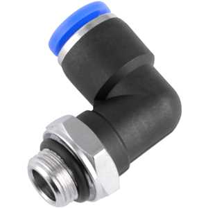 Conexão rápida, tipo cotovelo (90 graus), rosca 1/8" BSP, 8 mm, VONDER