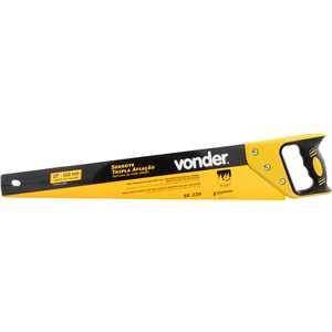 Serrote 22", aço carbono, tripla afiação, cabo plástico emborrachado, SE 220 VONDER
