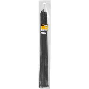 Abraçadeira de nylon, preta, 640 mm x 12,0 mm, com 10 peças, VONDER