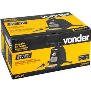 Estação de solda analógica, 80 W, 127 V~, ESV 80 VONDER