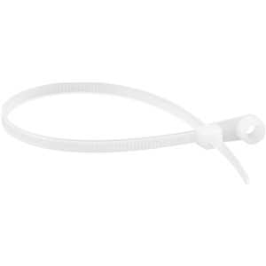 Abraçadeira de nylon para parafusos, branca, 200 mm x 3,6 mm, VONDER