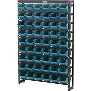 Estante metálica, com gaveteiros modelo prático azul, 54/5 VONDER