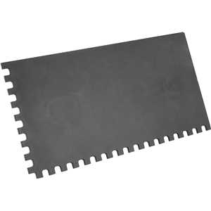 Desempenadeira plástica, dentada, 140 mm x 270 mm, VONDER