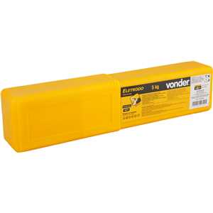 Eletrodo revestido para aço carbono, 5 kg, E6010, com 3,25 mm, VONDER