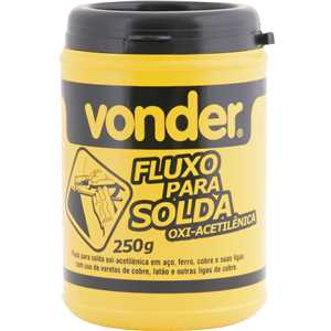 Fluxo para solda latão e bronze, com 250 g, VONDER