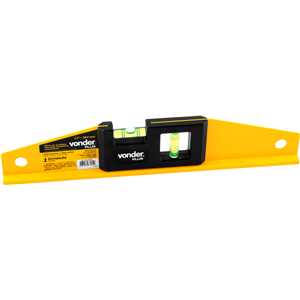 Nível de alumínio 12", com base magnética, trapezoidal, VONDER PLUS