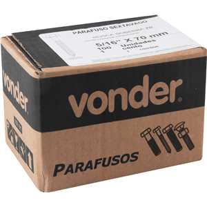 Parafuso sextavado rosca soberba 5/16" x 70 mm, VONDER
