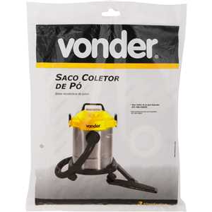 Saco coletor de pó para aspirador APV 1000, jogo com 3 peças, VONDER