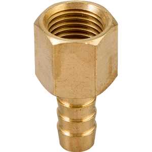 Espigão rosca fêmea de 1/4" NPT com escama de 5/16", cartela com 3 peças, VONDER