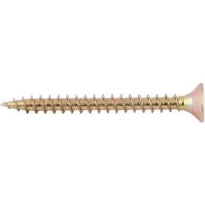 Parafuso madeira chipboard, cabeça chata, fenda cruzada/pozidrive, 6,0 mm x 60,0 mm, VONDER