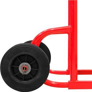 Carrinho para transporte de carga, até 120,0 kg, com roda de borracha maciça, NOVE54