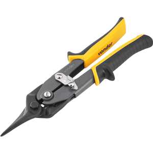 Tesoura 10", para chapas, modelo aviação, corte reto, VDP 10R, VONDER PLUS