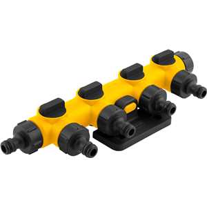 Adaptador múltiplo para mangueira com 4 saídas e regulador de fluxo individual AMV 041, VONDER