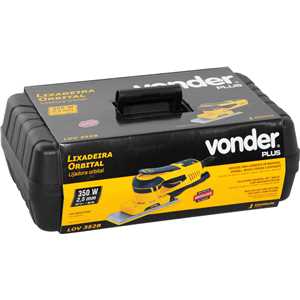 Lixadeira orbital 2.5, motor brushless, 350 W, LOV 352B, 127 V~ VONDER PLUS