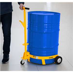 Carrinho para transporte de tambor, capacidade de 500 kgf, VONDER