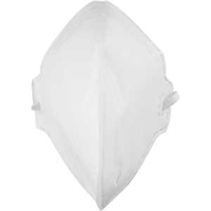 Respirador dobrável, semifacial, sem carvão ativado, sem válvula, PFF1, RDV 2101, branco, VONDER