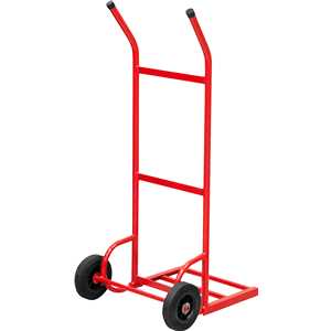 Carrinho para transporte de carga, até 120,0 kg, com roda de borracha maciça, NOVE54