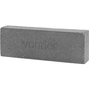 Pedra para afiar, dupla face, 6", retangular, em blister, VONDER