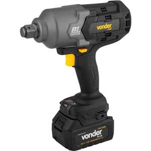 Chave de impacto, bateria 20 V, encaixe de 3/4", fonte de carregamento bivolt automático, CIV 234B, VONDER PLUS