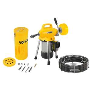 Desentupidora elétrica, 390 W, DV 390, 127 V~, VONDER
