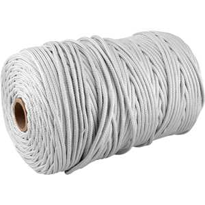 Corda multifilamento trançada, 5 mm x 297 m, branca, VONDER