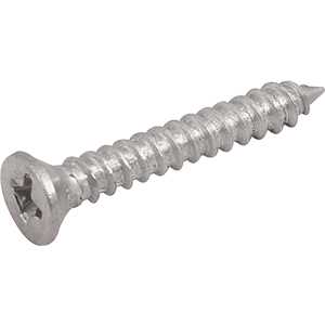 Parafuso autoatarraxante inox, 2,9 mm x 19,0 mm, cabeça chata, phillips, VONDER