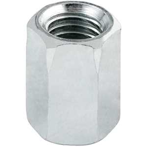 Prolongador para barra roscada 1/2" x 1", rosca UNC zincado, VONDER