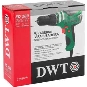 Furadeira/parafusadeira 3/8", 280 W, ED 280, 127 V~, DWT