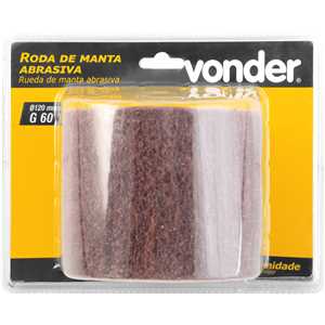 Roda de manta abrasiva para PEV 1380, grão 60, VONDER