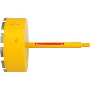 Serra copo diamantada 150 mm, com haste, VONDER